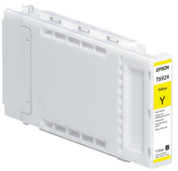 Cartucho de tinta Epson T692 Ultrachrome XD amarillo de 110 ml para SureColor T3000, T3270, T5000, T5270, T5270D, T7000, T7270, T7270D - T692400