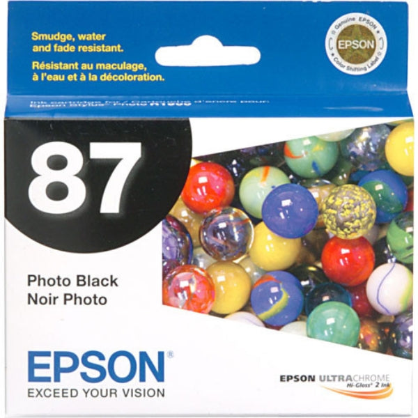 Tinta Epson 87 UltraChrome negra fotográfica para Stylus Photo R1900 - T087120