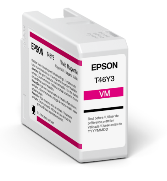 Tinta Epson UltraChrome PRO10 (50 ml) Magenta Vivo para SureColor P900 - T46Y300