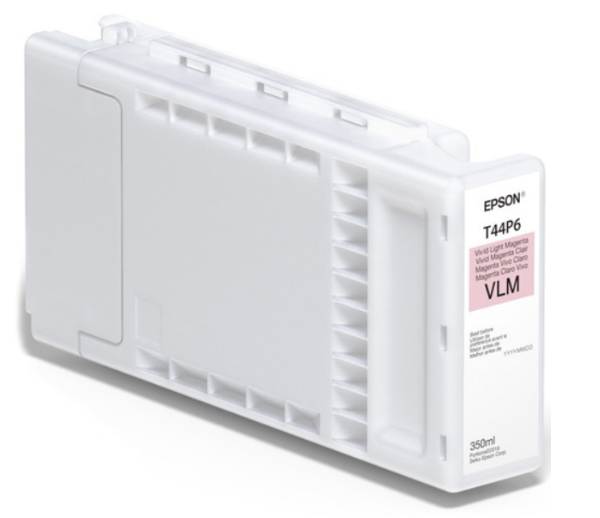 Cartucho de tinta Epson UltraChrome Pro 12 de 350 ml, color magenta claro intenso, para SureColor P7570 y P9570 - T44P620