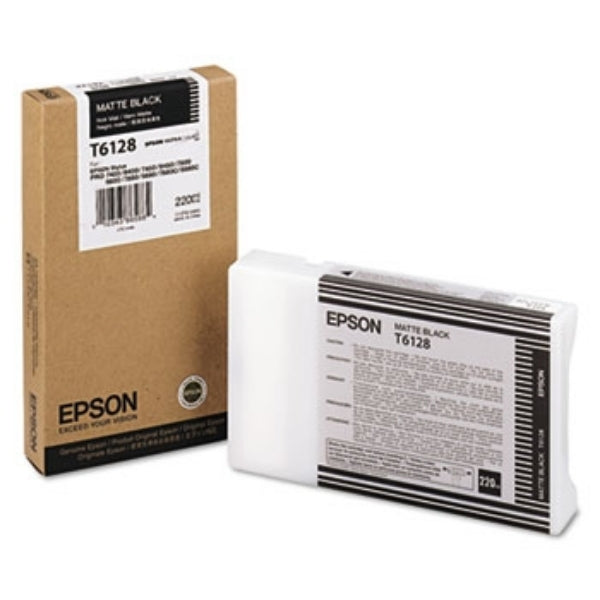 Tinta Epson UltraChrome K3 negra mate de 220 ml para Stylus Pro 7800, 7880, 9800, 9880 - T612800