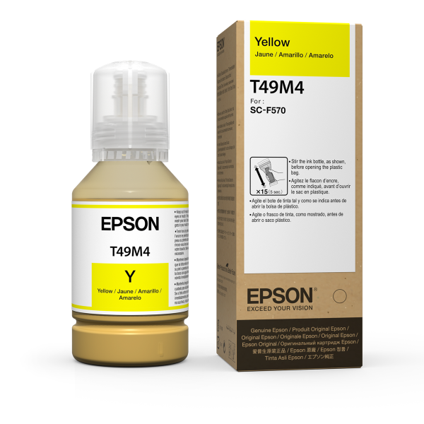 Botella de tinta amarilla Epson T49M de 140 ml para SureColor F170 y F570 - T49M420