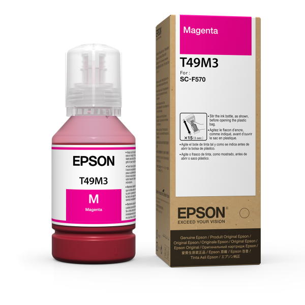 Botella de tinta magenta Epson T49M de 140 ml para SureColor F170 y F570 - T49M320