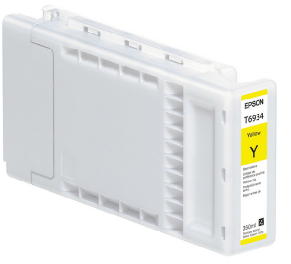 Cartucho de tinta amarilla Epson Ultrachrome de 350 ml para T3000, T3270, T5000, T5270, T5270D, T7000, T7270, T7270D - T693400