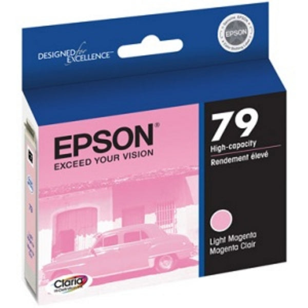 Tinta Epson 79 Claria de alta capacidad, magenta claro, para Stylus Photo 1400 y Artisan 1430 - T079620