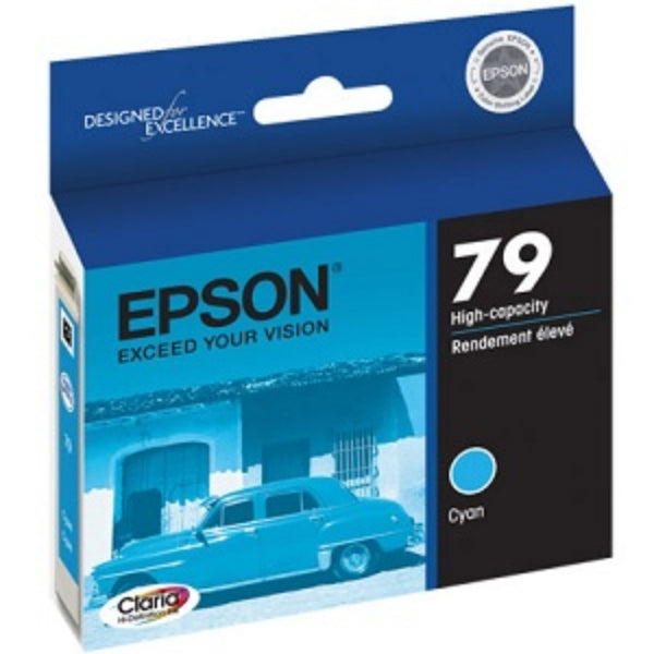 Tinta cian de alta capacidad Epson 79 Claria para Stylus Photo 1400 y Artisan 1430 - T079220