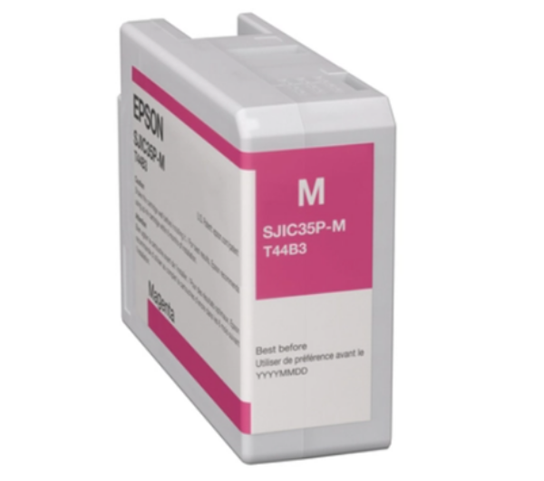 Cartucho de tinta magenta Epson SJIC35P-M para ColorWorks C6000/C6500 - C13T44B320