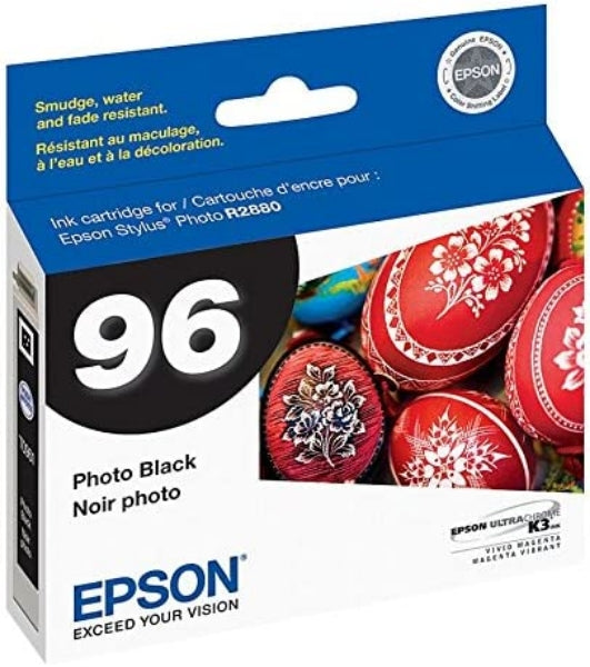 Tinta Epson 96 UltraChrome K3 negra fotográfica para Stylus R2880 - T096120