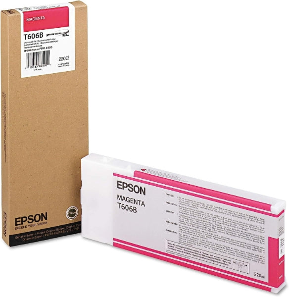 Tinta Epson UltraChrome K3 Magenta 220 ml para Stylus Pro 4800 - T606B00