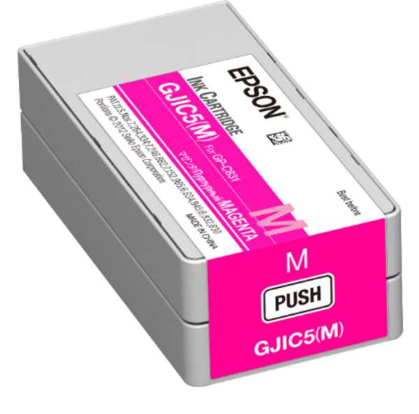Tinta magenta Epson GJIC5 para ColorWorks C831 - C13S020565
