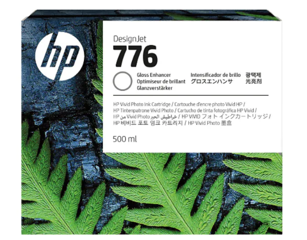 Cartucho de tinta HP 776 de 500 ml para mejorar el brillo DesignJet Z9+ Pro - 1XB06A