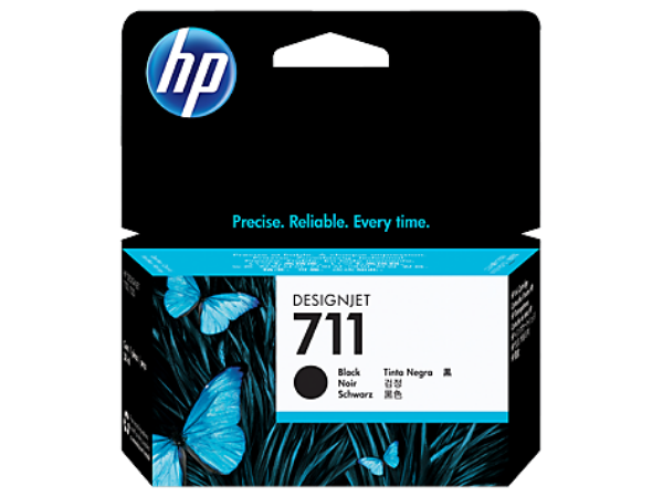 Cartucho de tinta HP 711 negro de 38 ml para T120, T520 - CZ129A