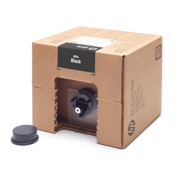 Cartón de tinta HP 869 3L negro PageWide XL Pro para PageWide XL Pro 8200 - 1XA90A