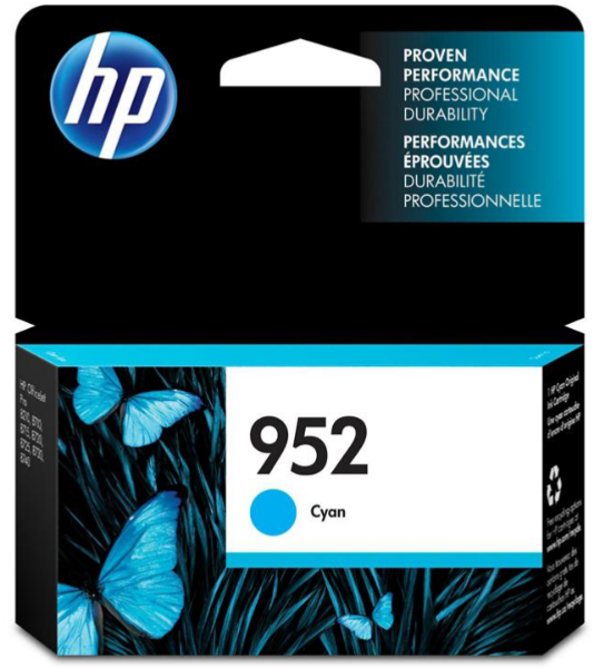 Cartucho de tinta original HP 952 cian - L0S49AN