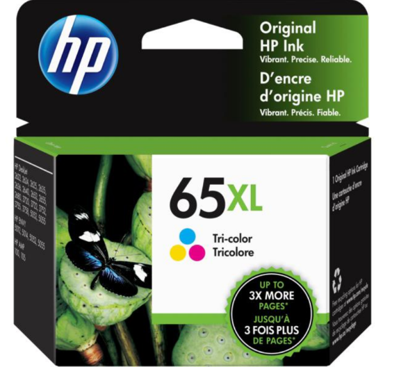 Cartucho de tinta original tricolor HP 65XL - N9K03AN