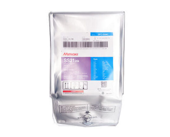 Tinta cian SS21 (paquete de 2000 ml) para las series Mimaki CJV150, CJV300, JV150, JV300, JV33, JV5 y JV34-260 - SPC-0588C
