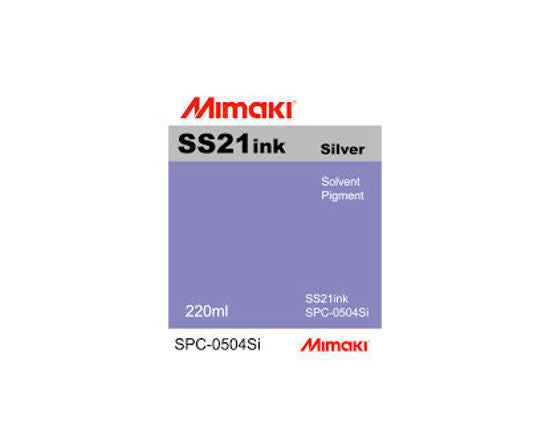 Tinta plateada SS21 (cartucho de 220 ml) para Mimaki JV5/JV33/JV300/CJV150/CJV300/CJV30 - SPC-0504SI 