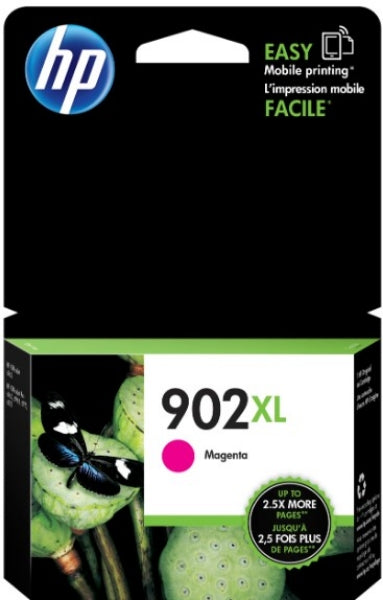 Cartucho de tinta original HP 902XL magenta de alto rendimiento para OfficeJet Pro 6968, 6978 - T6M06AN