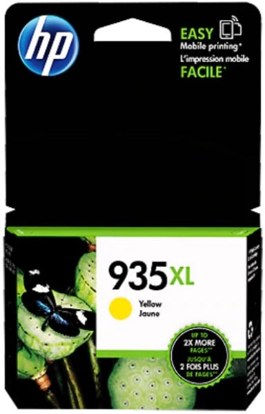 Cartucho de tinta original HP 935XL amarillo de alto rendimiento para HP OfficeJet Pro 6230, 6830 - C2P26AN