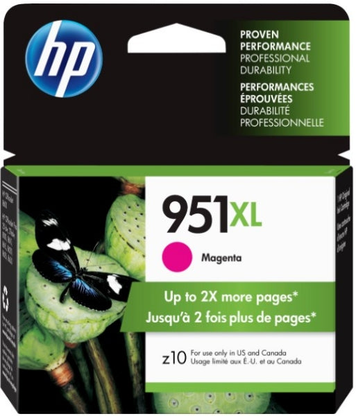 Cartucho de tinta original HP 951XL de alto rendimiento magenta - CN047AN