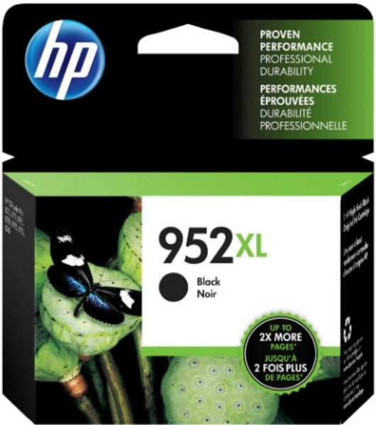 Cartucho de tinta original HP 952XL de alto rendimiento, negro - F6U19AN