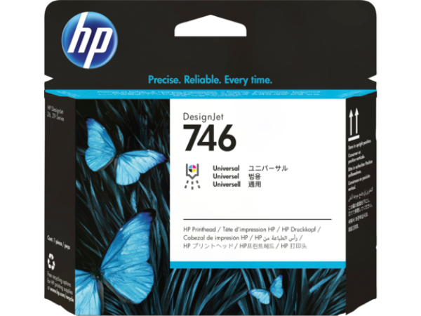 Cabezal de impresión DesignJet HP 746 para HP DesignJet Z9+ y Z6 - P2V25A