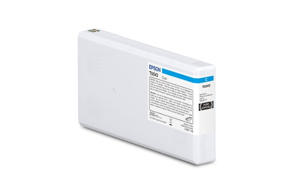 Cartucho de tinta cian Epson T55V de 200 ml UltraChrome PRO10 para SureColor P5370 - T55V200