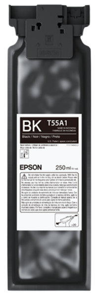 Paquete de tinta negra EPSON UltraChrome DG2 T55A de 250 ml para SureColor F1070 - T55A120
