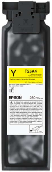 Paquete de tinta amarilla EPSON UltraChrome DG2 T55A de 250 ml para SureColor F1070 - T55A420