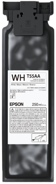 Paquete de tinta blanca EPSON UltraChrome DG2 T55A de 250 ml para SureColor F1070 - T55AA20