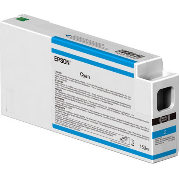Cartucho de tinta cian EPSON UltraChrome HD de 150 ml para SureColor P6000, P7000, P8000 y P9000 - T54V200