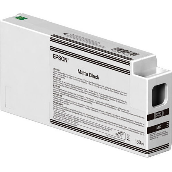 Cartucho de tinta EPSON UltraChrome HD negro mate de 150 ml para SureColor P6000, P7000, P8000 y P9000 - T54V800