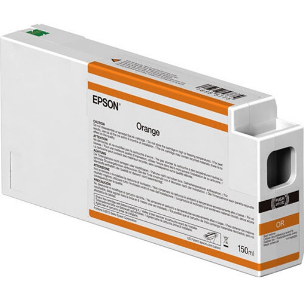 Cartucho de tinta naranja EPSON UltraChrome HDX de 150 ml para SureColor P7000 y P9000 - T54VA00