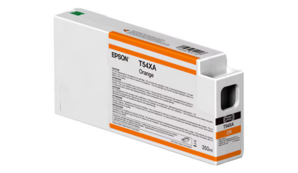 Cartucho de tinta naranja EPSON UltraChrome HDX de 350 ml para SureColor P7000 y P9000 - T54XA00