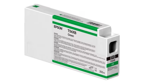 Cartucho de tinta verde EPSON UltraChrome HDX de 350 ml para SureColor P7000 y P9000 - T54XB00