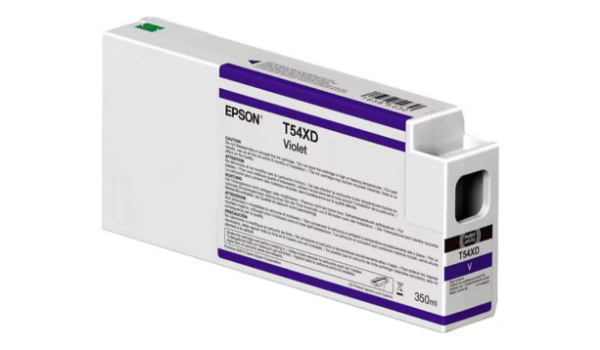 Cartucho de tinta violeta EPSON UltraChrome HDX de 350 ml para SureColor P7000 y P9000 - T54XD00