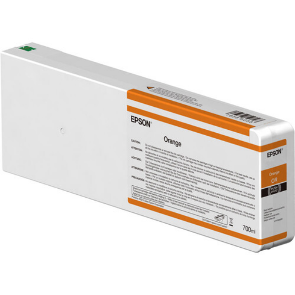 EPSON UltraChrome HDX 700mL Orange Ink Cartridge for SureColor P7000, P9000 - T55KA00 (T804A00)