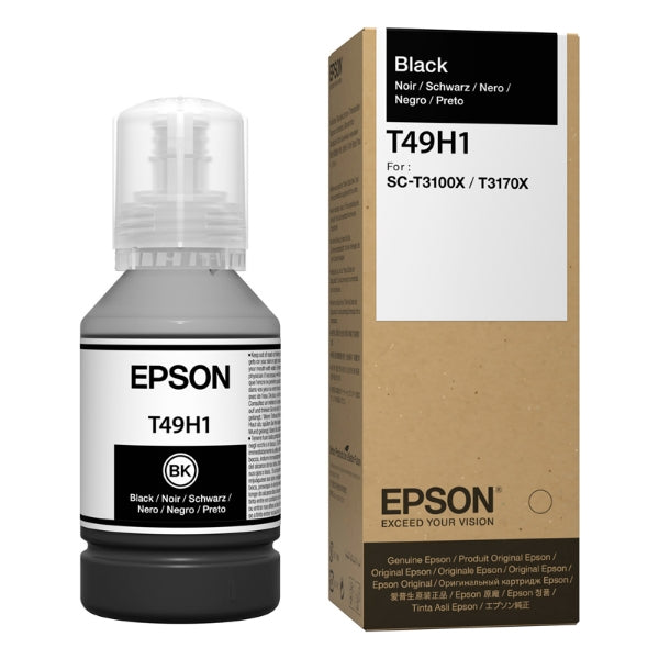 Botella de tinta negra Epson T49H de 140 ml para SureColor T3170x - T49H100