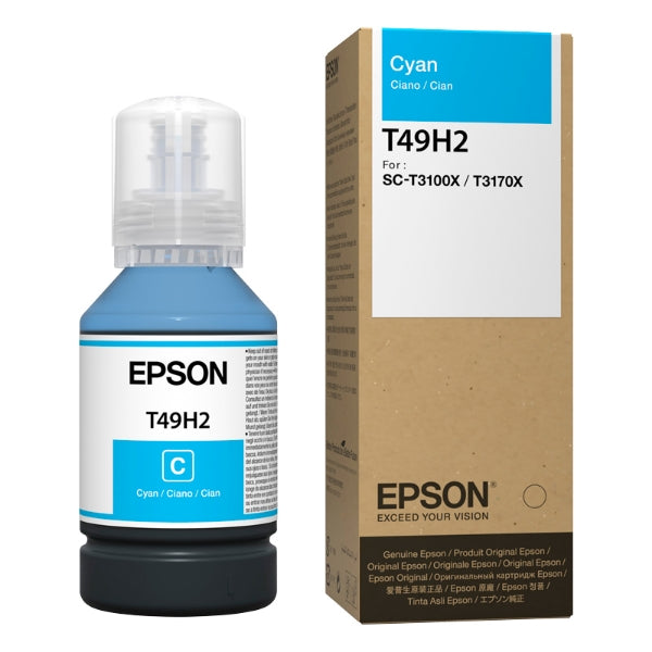 Botella de tinta cian Epson T49H de 140 ml para SureColor T3170x - T49H200