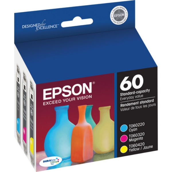 Cartuchos de tinta Epson de 60 colores (multipack) para impresoras Stylus seleccionadas - T060520-S