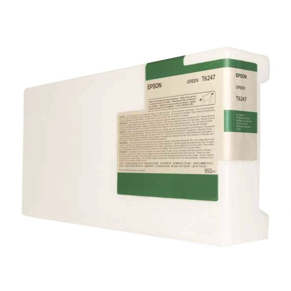 Cartucho de tinta verde solvente Epson T624 UltraChrome GS de 950 ml para Stylus Pro GS6000 - T624700