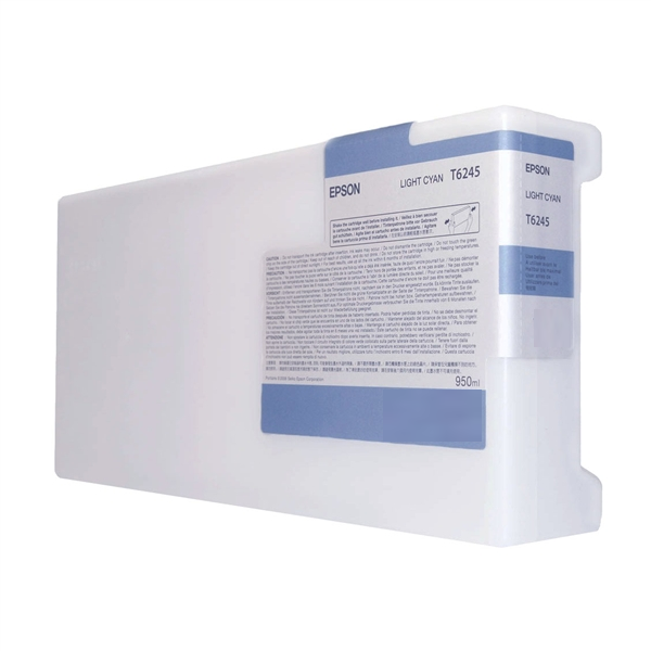 Cartucho de tinta solvente Epson T624 UltraChrome GS de 950 ml cian claro para Stylus Pro GS6000 - T624500