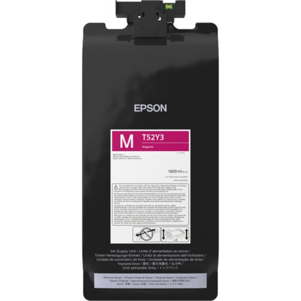 Paquete de tinta magenta de alta capacidad Epson T52Y UltraChrome XD3 de 1,6 l para SureColor T7770DL - T52Y320