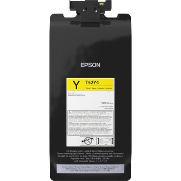 Paquete de tinta amarilla de alta capacidad Epson T52Y UltraChrome XD3 de 1,6 l para SureColor T7770DL - T52Y420