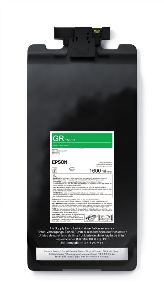 Tinta verde Epson UltraChrome PRO12 de 1,6 l para SureColor P20570 - T56EB20