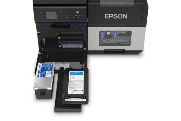 Impresora de etiquetas de inyección de tinta a color Epson ColorWorks CW-C8000 de alta velocidad de 4" con cortador automático (mate) - Nueva