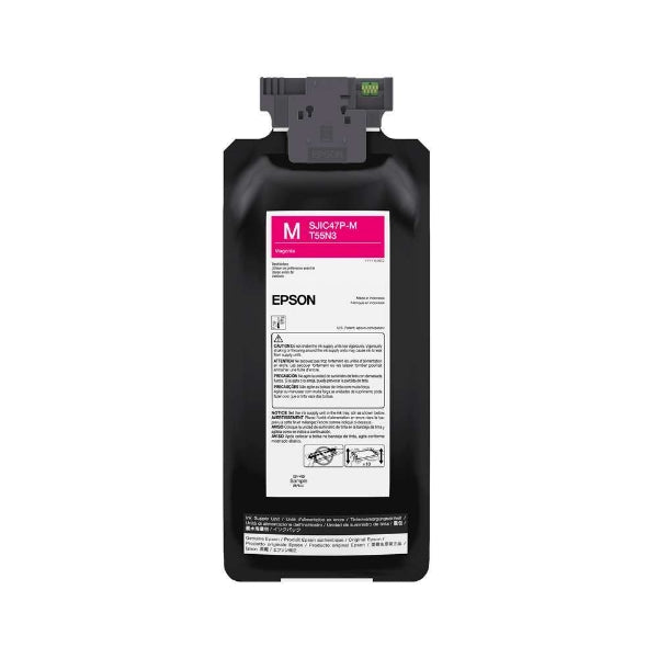 Paquete de tinta magenta Epson SJIC47P-M de 480 ml para ColorWorks C8000 - C13T55N320