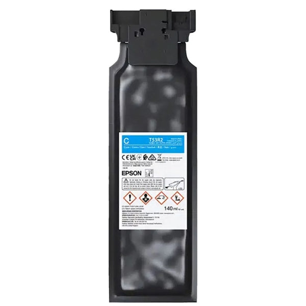 Paquete de tinta cian Epson UltraChrome UV de 140 ml para SureColor V1070 - T53R220