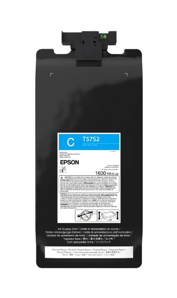Paquete de tinta cian Epson UltraChrome DF de 1,6 l para G6070 - T57S220