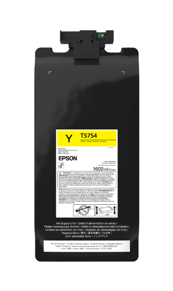 Paquete de tinta amarilla Epson UltraChrome DF de 1,6 l para G6070 - T57S420